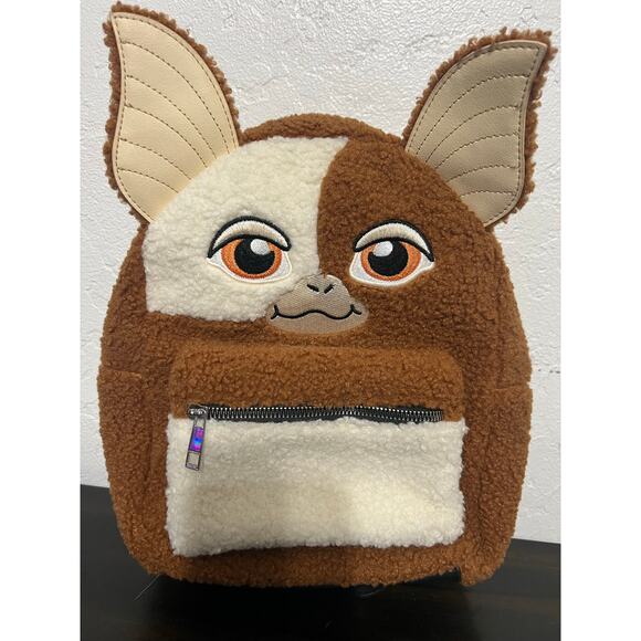 Gizmo Mini Backpack | Cozy Sherpa Gremlins Character Backpack - Picture 9 of 10